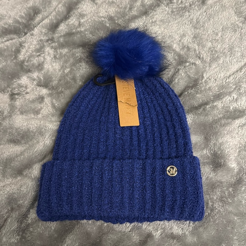Steve Madden beanie, blue